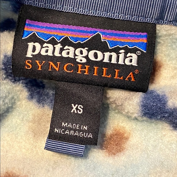 Patagonia Synchilla Snap-T Fleece "Tundra Cluster" pattern Outdoor Size X Small - Picture 7 of 12